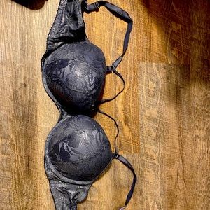 Grey Victoria Secret Sexy Boost Bra